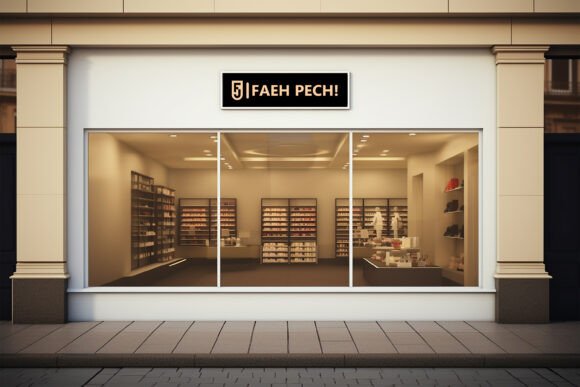 Download Bakery Front Logo Mockup Design - Mockup Collection