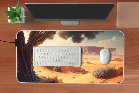 Download Mouse Pad with Built-in Light Mockup - Mockup Collection