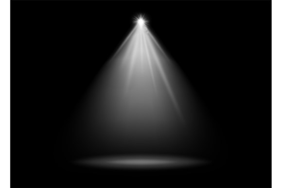 Download Stage Light Mockup. Realistic Scene Spol - Mockup Collection
