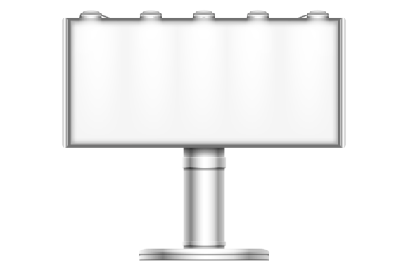Download Realistic Billboard Mockup. Street Promo - Mockup Collection