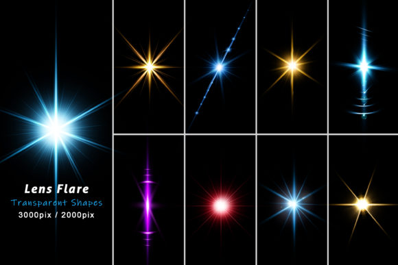 Download Lens Flare Glowing Light Effects - Effects Collection