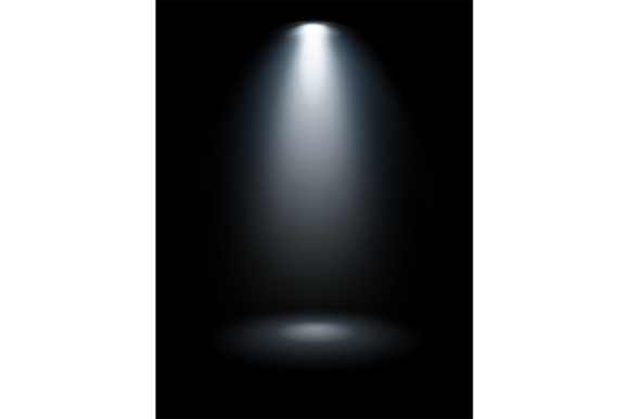 Download Spot Light Mockup. Realistic Scene Illum - Mockup Collection