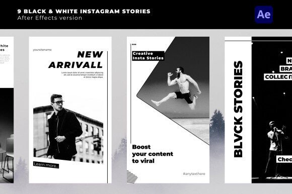 Download Black &amp; White Stories | After Effects - Effects Collection