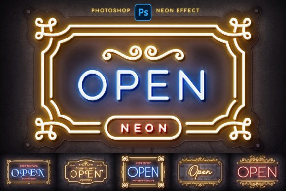 Download Neon Logo Mockups - Mockup Collection