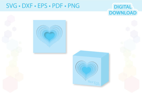 Download Hearts 3D Tunnel Card - 3d tunnel Collection