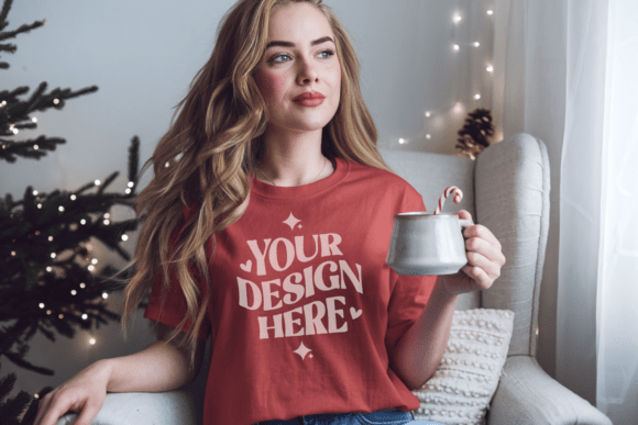 Download Christmas Comfort Colors 1717 Mockup - Mockup Collection